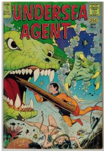 UNDERSEA AGENT 6 VG+ Mar. 1967 COMICS BOOK