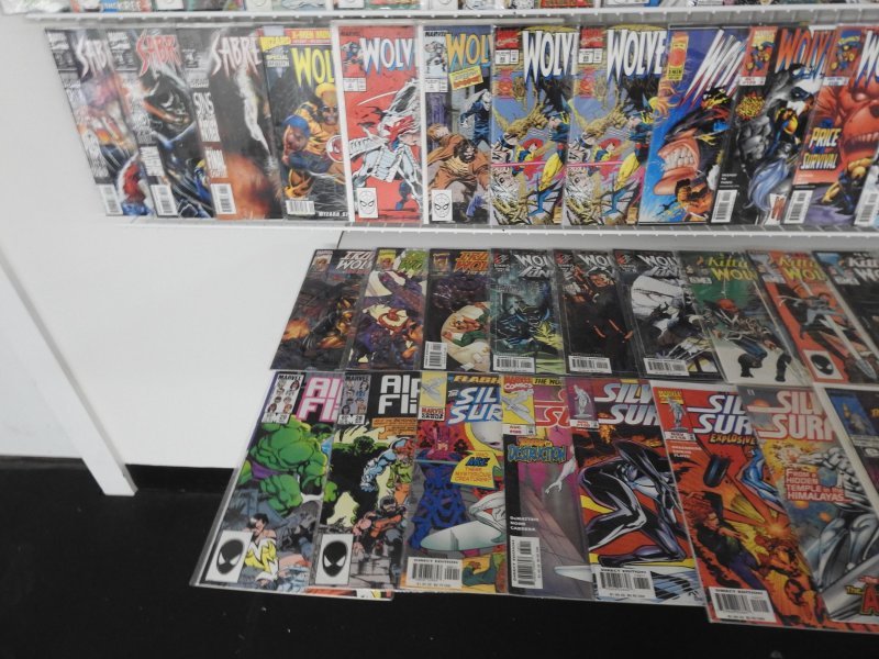 Huge Lot 160+ Comics W/ Hulk, Wolverine, Silver Surfer+ Avg VF Condition!!