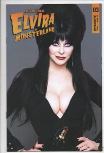 ELVIRA in MONSTERLAND #3 D, NM-, Mistress of the Dark, Photo cv,, 2023