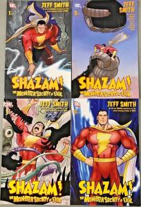 SHAZAM: MONSTER SOCIETY OF EVIL#1-4 NM LOT 2007 JEFF SMITH DC COMICS