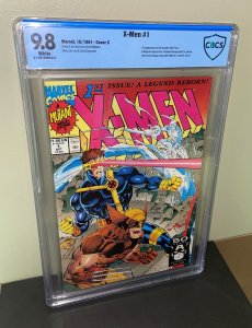 X-Men #1 (CBCS 9.8 NM-MT)  Cover C (1st Omega Red Cameo)  1991