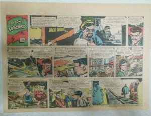 (52) Johnny Hazard Sunday Pages by Frank Robbins from 1968 All 11 x 15 inches !