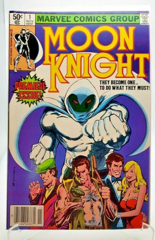 Moon Knight #1 ORIGIN OF MOON KNIGHT-1ST APP. OF BUSHMAN AND KHONSHU- VF/NM