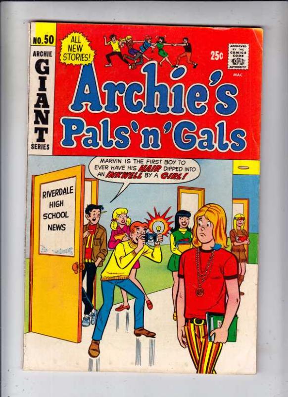 Archie's Pals 'n' Gals #50 (Feb-69) FN/VF Mid-High-Grade Archie, Betty, Veron...