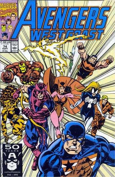 Avengers West Coast   #74, NM + (Stock photo)