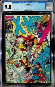 X-Men #3 Direct Edition (1991) - CGC 9.8 - Cert#4008128018