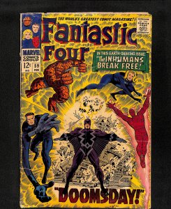 Fantastic Four #59 Dr. Doom Inhumans Silver Surfer Appearance!