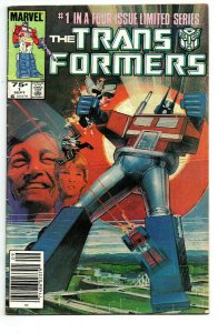 Transformers Limited Series #1 2 3 & 4 Complete Set - KEY - Marvel - 1985 - FN