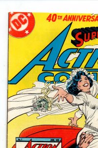 Action Comics #484 newsstand - Superman and Lois Lane marriage - 1978 - VF 