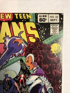 New Teen Titans (1982) # 23 (VF/NM) 1st Blackfire | 1st Vigilante | Newsstand