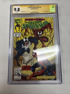 Amazing Spider-Man (1992) # 362 (CGC 9.8 SS) Signed Mark Bagley * Carnage
