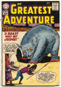 My Greatest Adventure #57 1961-DC Silver Age SCI-FI 1VG-