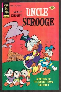 Uncle Scrooge #122 ~Mystery of the Ghost Town Railroad ~ 1975 (8.5) WH