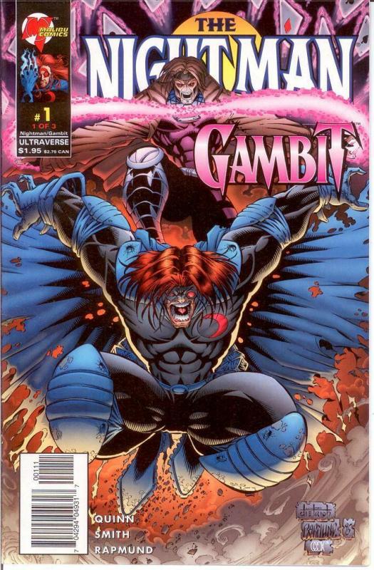 NIGHT MAN GAMBIT (1996 MA/UL) 1 (1.95 CVR) VF-NM