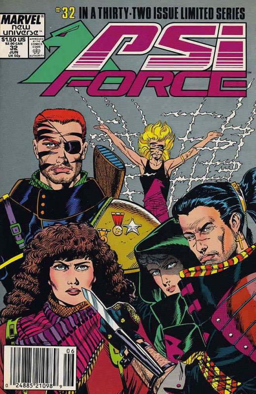 Psi-Force #32 (Newsstand) FN; Marvel | save on shipping - details inside