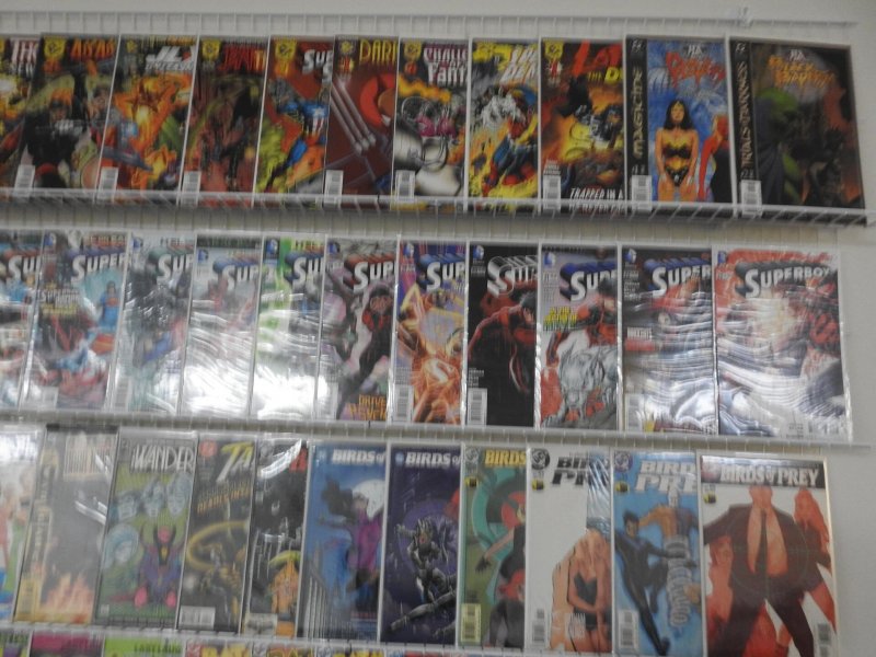 Huge Lot of 150+ Comics W/ Batman, Superboy, Green Arrow + Avg VF+ Condition