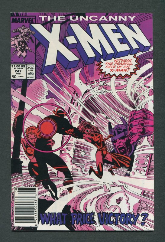 Uncanny X-Men #247 (1st Series 1963) / 9.2 NM-  Newsstand 1989