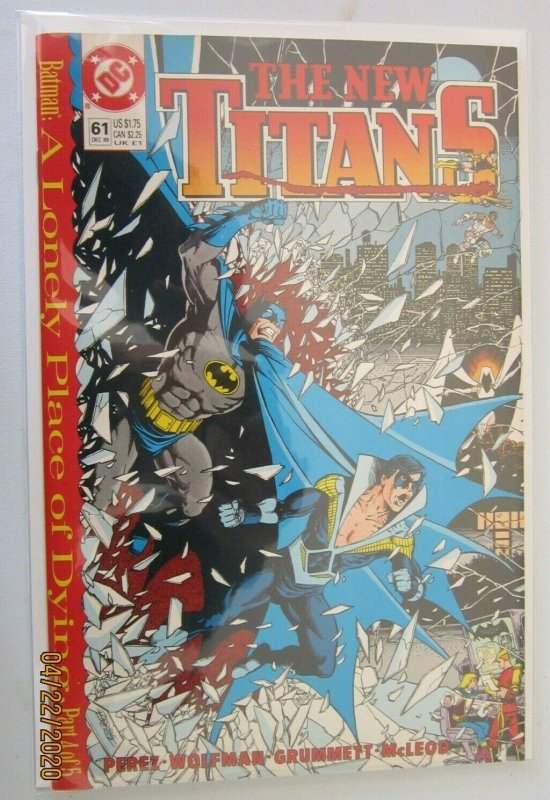 New Teen Titans #61 2nd Series A Lonely Place Of Dying 8.0 VF (1989)