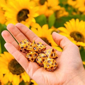 7-Die Set Full Art: Sunflower By Q-Workshop