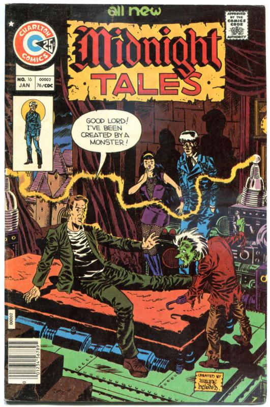 MIDNIGHT TALES #16, FN+, Time Out, Horror, 1972 1976, more Charlton in store