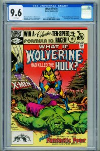 What If #32 CGC 9.6-- Wolverine killed HULK--Marvel--4253371007