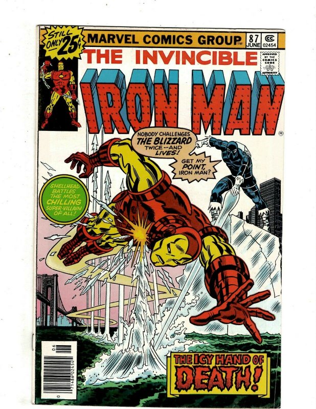 6 Iron Man Marvel Comics # 83 84 85 86 87 88 Tony Stark Blizzard Blood J451 