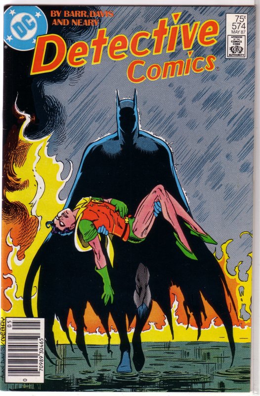 Detective Comics   vol. 1   #574 FN/VF Barr/Davis, Robin, Mad Hatter