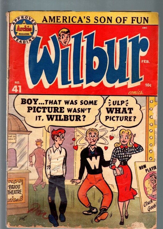 WILBUR COMICS #41-Katy Keene- Golden Age -1952-incomplete