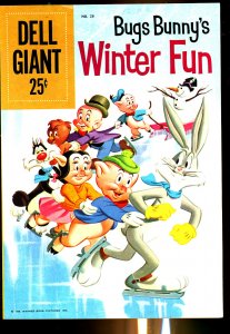 Dell Comics Bugs Bunny's Winter Fun #28