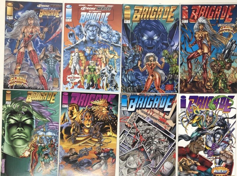 Brigade Set Issues # 0-25 Missing # 23-24 (1993) • Image Comics • Rob Liefeld