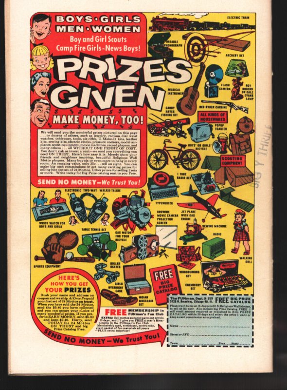 Adventures Into The Unknown #96  1958 - ACG  -VF - Comic Book