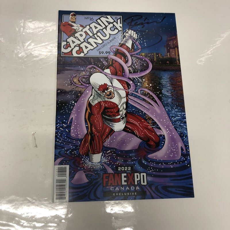 Captain Canuck  (2022) # 16 (FN/VF) Variant Edition • Signed Richard Comely