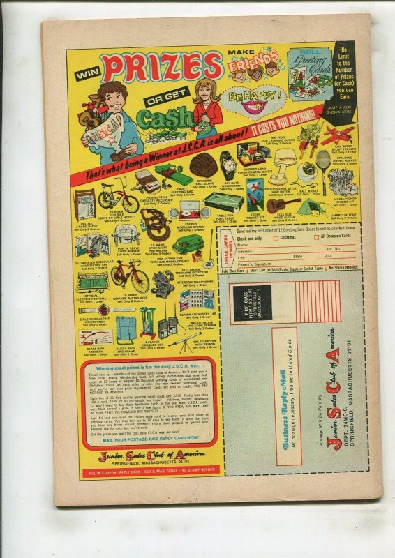 CAPTAIN AMERICA #177 (5.5) LUCIFER BE THY NAME!! 1974