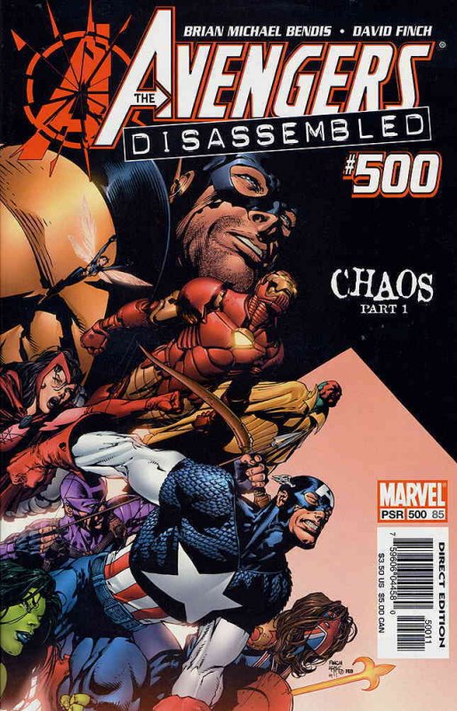 Avengers, The #500 FN ; Marvel | Disassembled