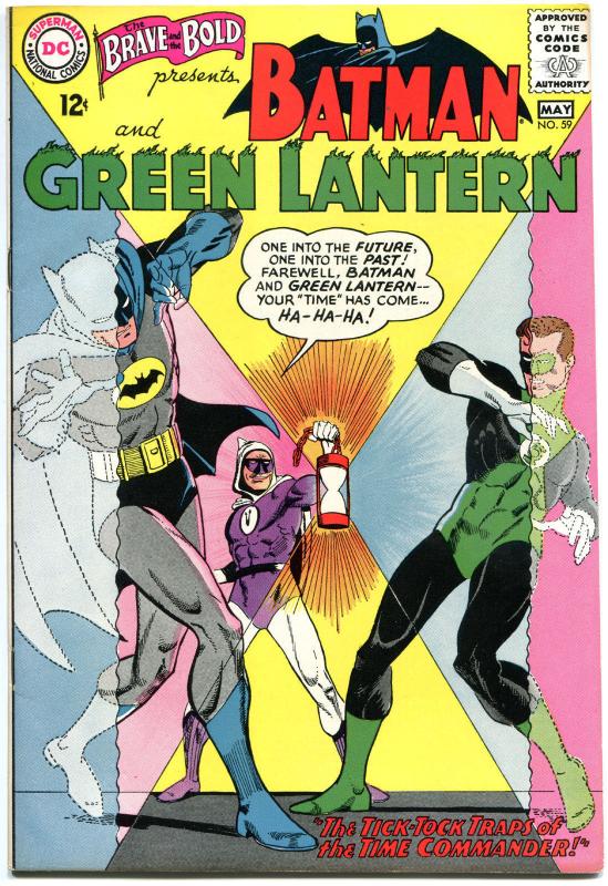 BRAVE and the BOLD #59, VF+, 1st Batman team-up, Green Lantern, 1955