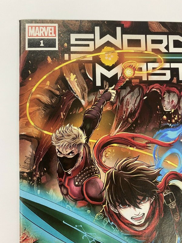 Sword Master #1 + Action Figure Var + #2 (2019) Origin of Sword Master Marvel NM