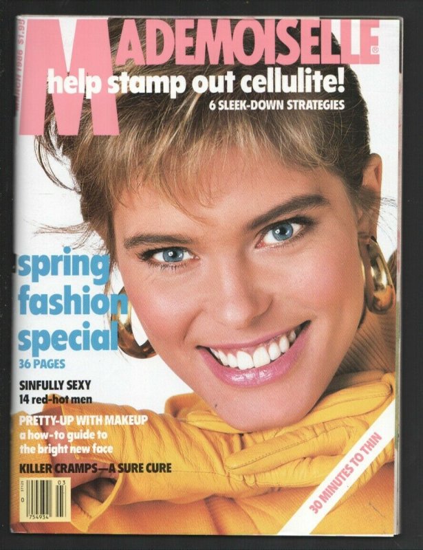 Mademoiselle 9/1986-Help Stamp Out Cellulite-Sure Cure For Killer Cramps-Fash...