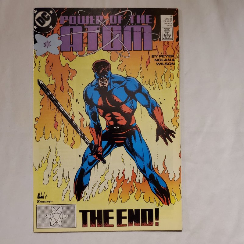 Power of the Atom 18 Very Fine/Near Mint Cover by Graham Nolan