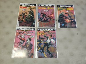 BATMAN ISSUE #1'S - 5PC (9.0) BAGGED & BOARDED, PRELUDE TO THE WEDDING 2018 