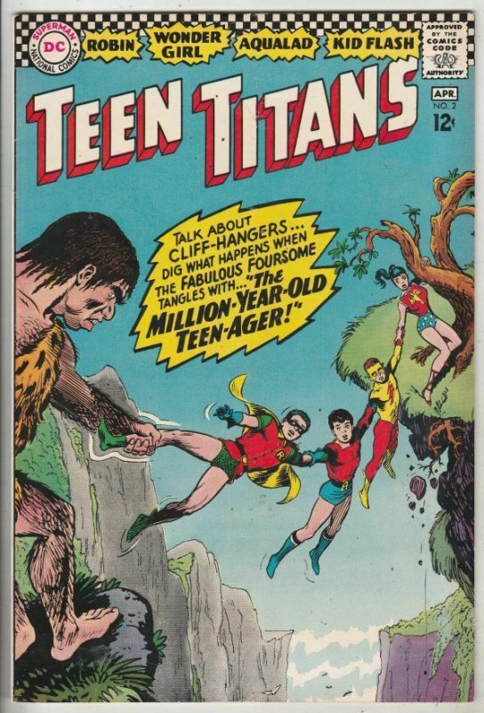 Teen Titans # 2 Strict FN/VF+ High-Grade Robin, Aqualad, Wondergirl, Kid Flash