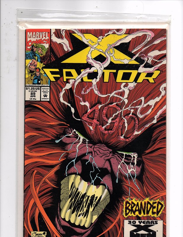 Marvel Comics X-Factor Vol. 1 #89 Peter David Story Joe Quesada Cover & Art