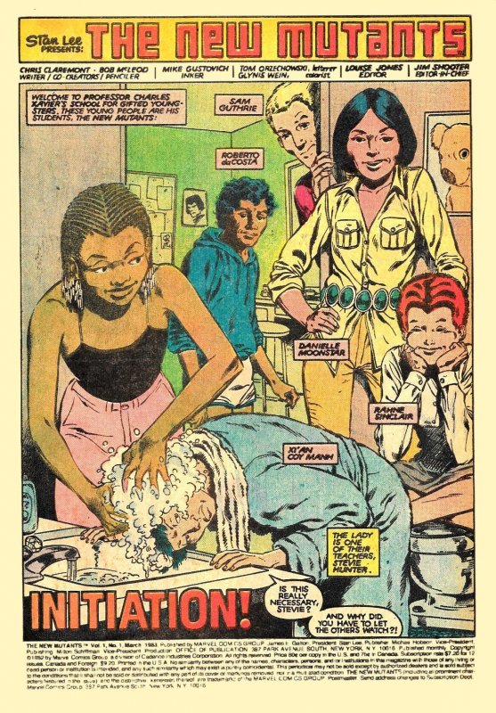 The New Mutants #2 Direct Edition (1983)  Comic Books - Bronze Age,  Marvel, Superhero / HipComic