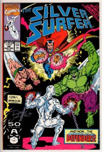 Silver Surfer #58 (1991) 8.0 VF SIGNED RON LIM