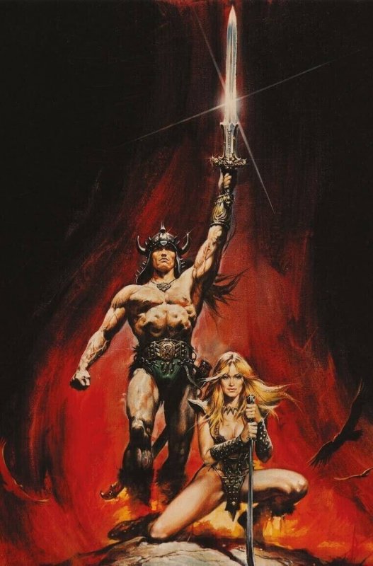 Conan the Barbarian # 1 (2023) Virgin Movie Foil Variant - NM