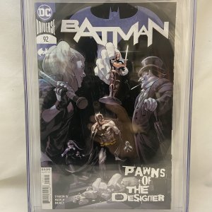 Batman #92 (2020) D.C. Comics CGC 9.8 NM/MT Punchline Appearance, White Pages!