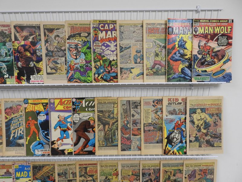 Huge Lot 150+ Low Grade Comics W/ Spider-Man, Iron Man, +More! See desc