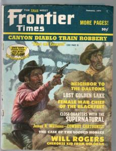 Frontier Times 12/1971-Western-Daltons-Will Rogers-J R Williams-VG+