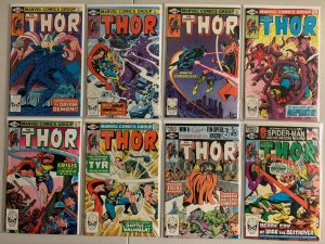 Mighty Thor lot #256-325 + 2 Annuals Direct Marvel (avg 6.0) 45 diff (1977-82)