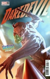 Daredevil Volume 7 #2 Marvel Comics Pete Woods Skrull Variant Cover Near Mint