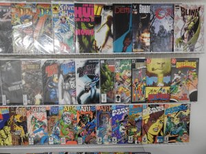 Huge Lot 160 Comics W/ Action Comics, Daredevil, Iron Man, +More! Avg VF- Cond!